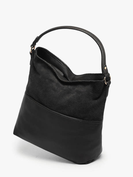 Schoudertas Brodery Torrow Zwart brodery TBRO01 ander zicht 2