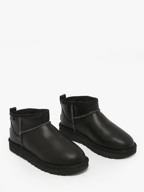 Enkellaarsjes Uit Leder Ugg Zwart women 1163490 ander zicht 1