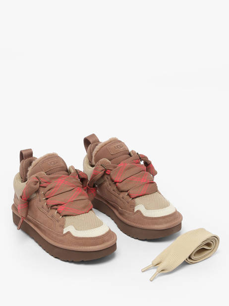 Sneakers Lowmel Uit Leder Ugg Bruin women 1144032 ander zicht 1