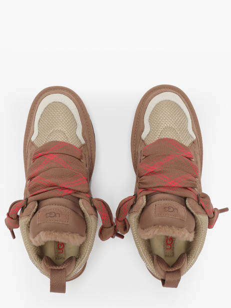 Sneakers Lowmel Uit Leder Ugg Bruin women 1144032 ander zicht 3