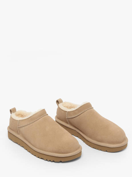 Pantoffels Uit Leder Ugg Beige women 1173891 ander zicht 1