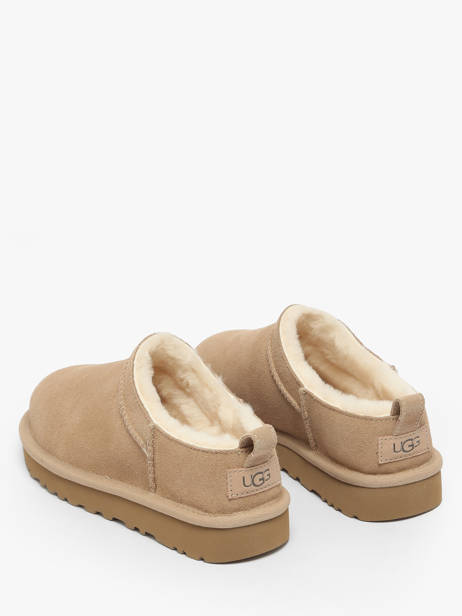 Pantoffels Uit Leder Ugg Beige women 1173891 ander zicht 2