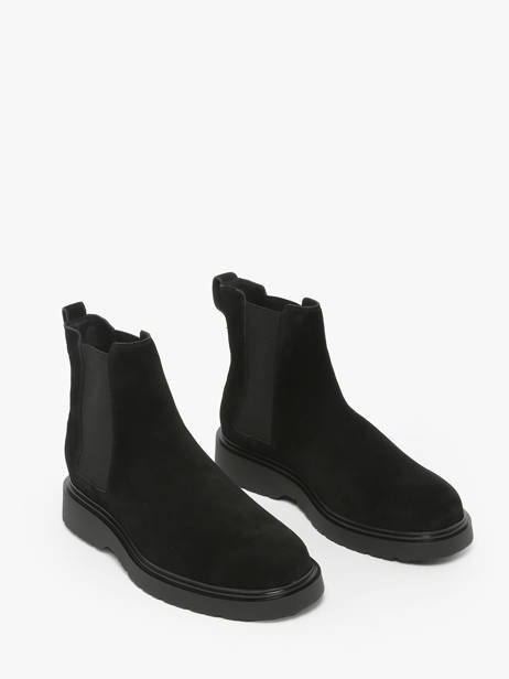 Sneakers Uit Leder Calvin klein jeans Zwart men YM01372 ander zicht 1