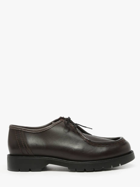 Derby Veterschoenen Uit Leder Kleman Bruin men PADROR
