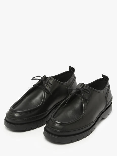 Derby Veterschoenen Uit Leder Kleman Zwart men MAJOR ander zicht 1