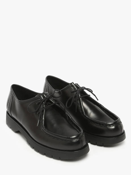 Derby Veterschoenen Uit Leder Kleman Zwart women PADRORB2 ander zicht 1