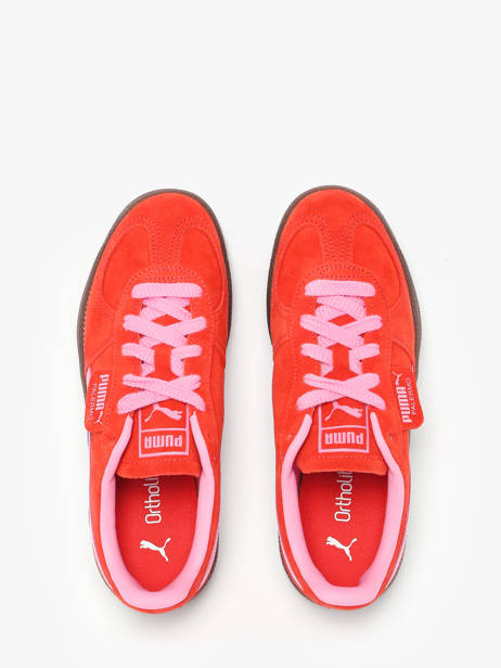 Sneakers Uit Leder Puma Rood women 39646372 ander zicht 3