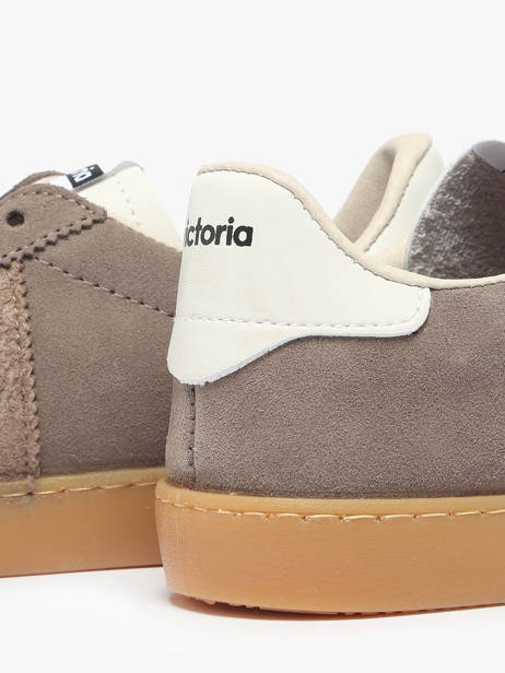 Sneakers Berlin Uit Leder Victoria Bruin women 1126229 ander zicht 3