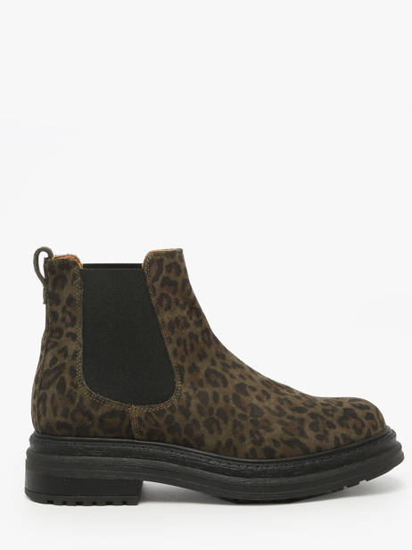 Bootschoenen Uit Leder Aliwell Groen women A0631