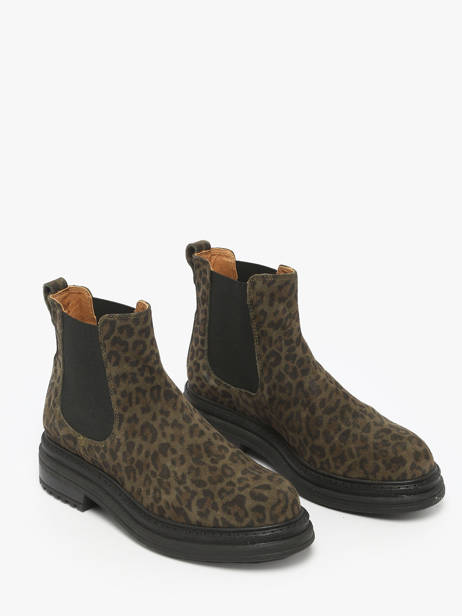 Bootschoenen Uit Leder Aliwell Groen women A0631 ander zicht 1