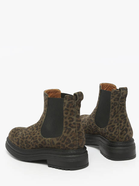 Bootschoenen Uit Leder Aliwell Groen women A0631 ander zicht 2