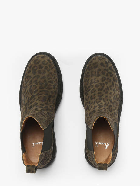 Bootschoenen Uit Leder Aliwell Groen women A0631 ander zicht 3