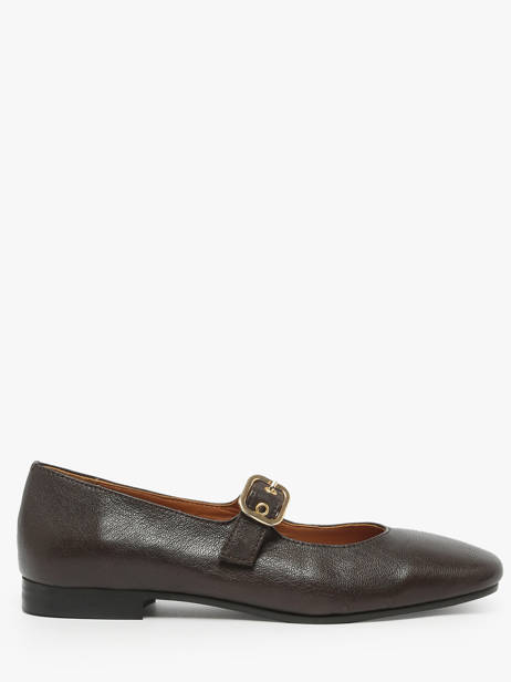 Sneakers Uit Leder Aliwell Bruin women A2715