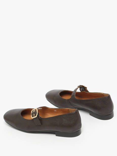Sneakers Uit Leder Aliwell Bruin women A2715 ander zicht 2