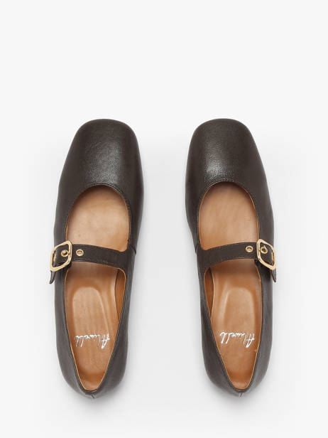 Sneakers Uit Leder Aliwell Bruin women A2715 ander zicht 3