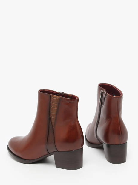 Enkellaarsjes Met Hak Uit Leder Tamaris Bruin women 45 ander zicht 2