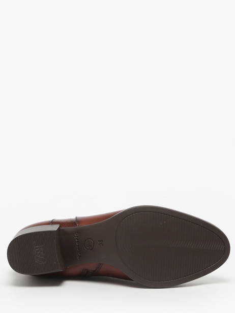 Enkellaarsjes Met Hak Uit Leder Tamaris Bruin women 45 ander zicht 4