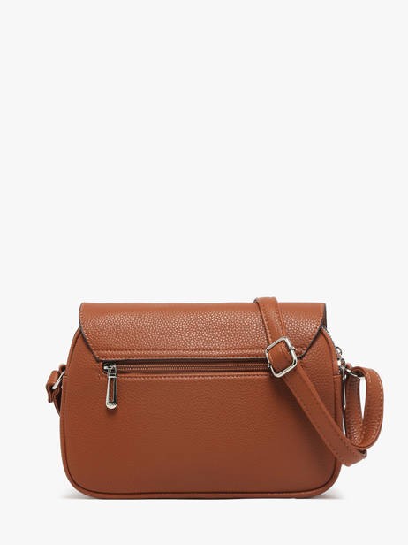 Cross Body Tas Grained Miniprix Bruin grained F3601 ander zicht 2
