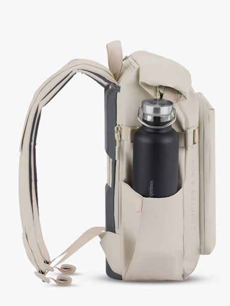 Reistas Voor Cabine Rugzak Backpack Kapten and son Beige backpack S ander zicht 2