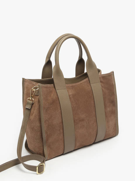 Handtas Velvet Caviar Milano Bruin velvet caviar VC25063 ander zicht 2