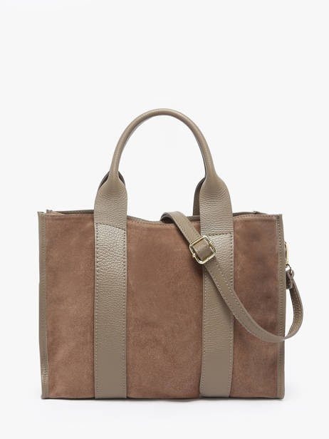 Handtas Velvet Caviar Milano Bruin velvet caviar VC25063 ander zicht 4