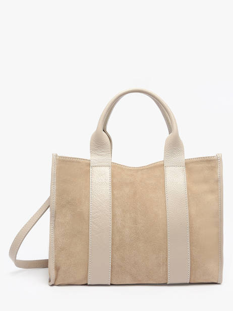 Handtas Velvet Caviar Leder Milano Beige velvet caviar VC25063