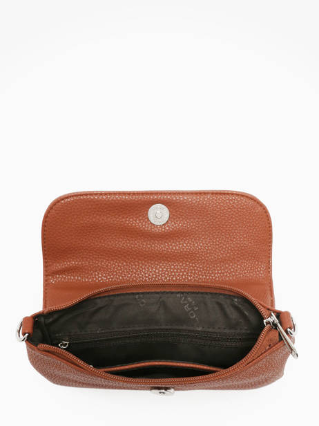Cross Body Tas Grained Miniprix Bruin grained H9158 ander zicht 2