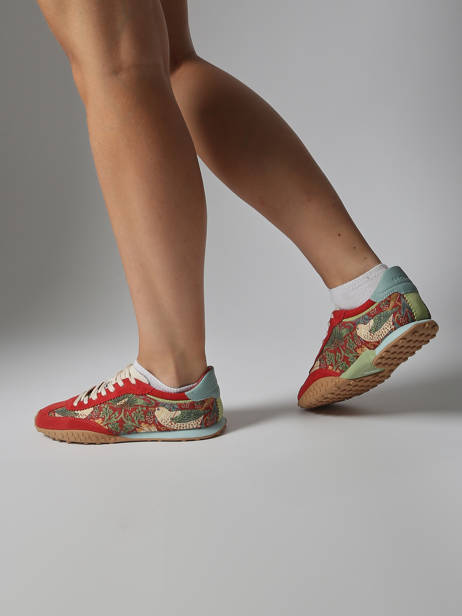 Sneakers Bridge Morris Cherry Hoff Rood women 22561002 ander zicht 1