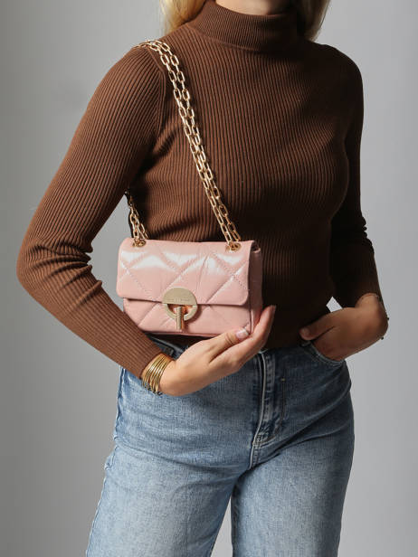 Cross Body Tas Nano Moon Leder Vanessa bruno Roze moon 84V40326 ander zicht 1