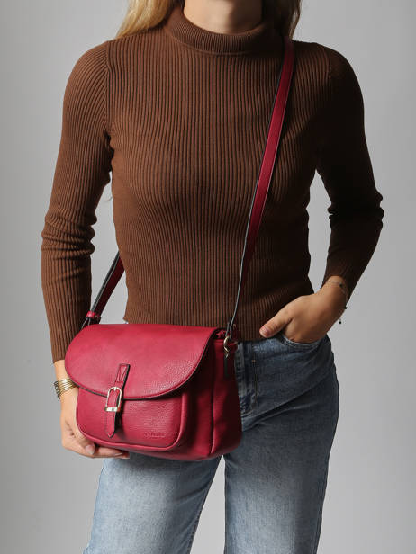 Cross Body Tas Toscane Hexagona Rood toscane 579734 ander zicht 1