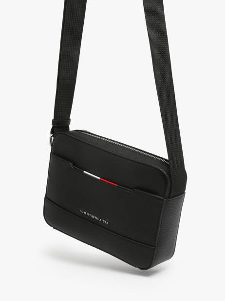 Cross Body Tas Tommy hilfiger Zwart central AM13489 ander zicht 1