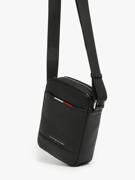 Cross Body Tas Tommy hilfiger Zwart central AM13486 ander zicht 1