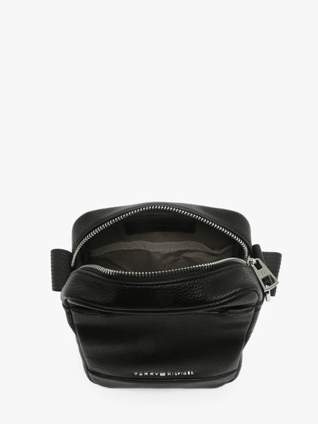 Cross Body Tas Tommy hilfiger Zwart central AM13486 ander zicht 2