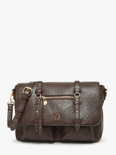 Cross Body Tas Bride Lulu castagnette Bruin bride ZAYANN