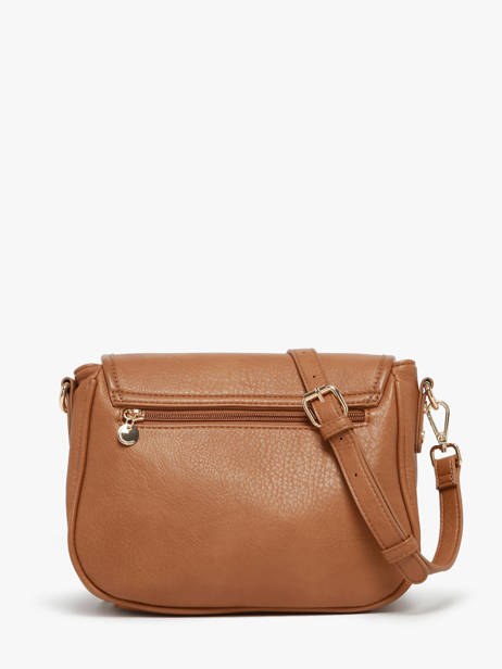 Cross Body Tas Zip Lulu castagnette Bruin zip ZAHAR ander zicht 3