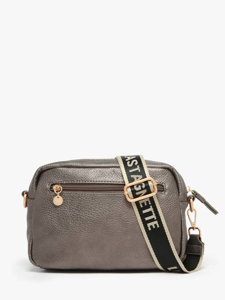 Cross Body Tas Pocket Lulu castagnette Zilver pocket ZAHRA ander zicht 3
