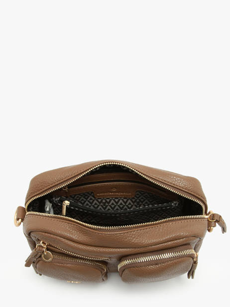 Cross Body Tas Pocket Lulu castagnette Bruin pocket ZAHRA ander zicht 3