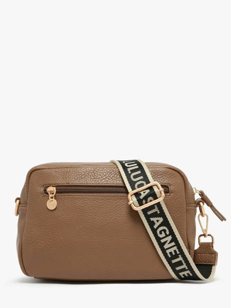 Cross Body Tas Pocket Lulu castagnette Bruin pocket ZAHRA ander zicht 4