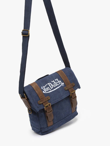 Schoudertas Von dutch Blauw bags NARK ander zicht 1