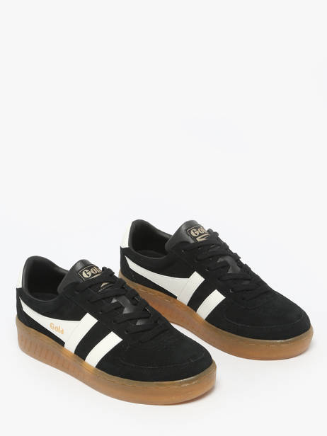 Sneakers Grandslam Uit Leder Gola Zwart women CLA589 ander zicht 2
