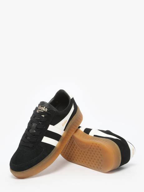 Sneakers Grandslam Uit Leder Gola Zwart women CLA589 ander zicht 3
