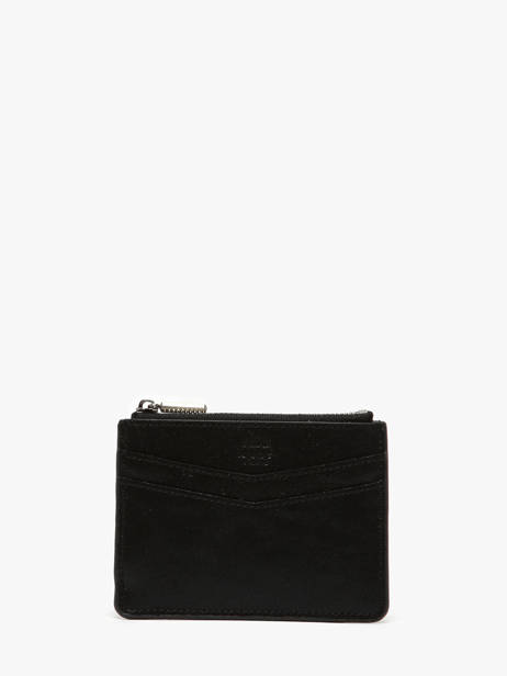 Kaarthouder Leder Mila louise Zwart vintage 3570XC