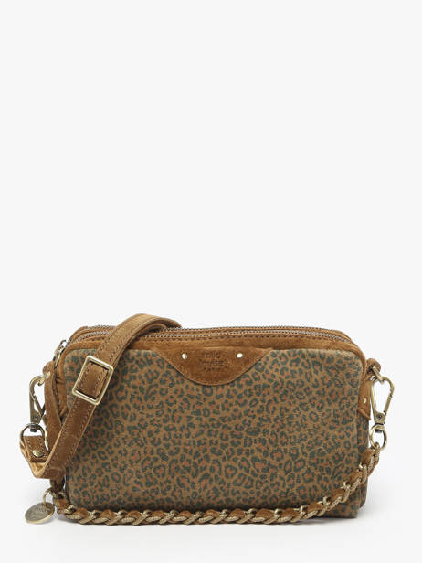 Cross Body Tas Vintage Mila louise Bruin vintage 2367XPAV