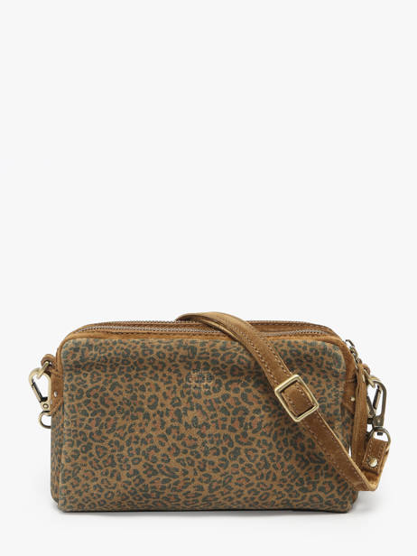 Cross Body Tas Vintage Mila louise Bruin vintage 2367XPAV ander zicht 3