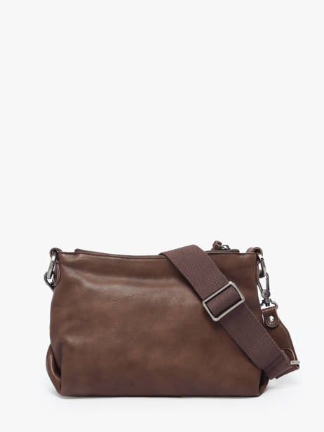 Cross Body Tas Vintage Mila louise Bruin vintage 3864C ander zicht 3