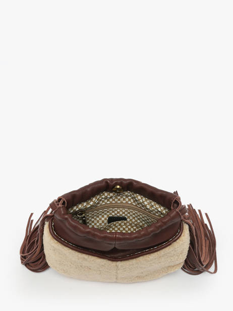 Cross Body Tas Vintage Mila louise Bruin vintage 3812TC ander zicht 2