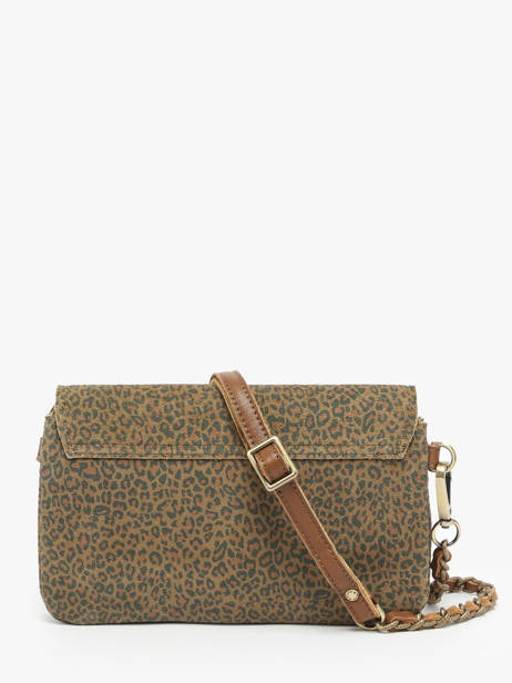 Cross Body Tas Vintage Mila louise Bruin vintage 3783PAC ander zicht 3