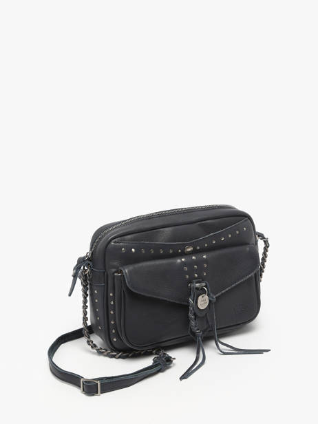 Cross Body Tas Vintage Mila louise Blauw vintage 3327CL ander zicht 1