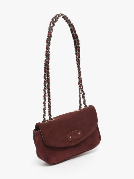 Cross Body Tas Vintage Mila louise Bruin vintage 23040V ander zicht 1