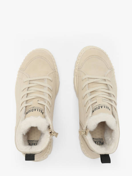 Enkellaarsjes Uit Leder Palladium Beige women 74353210 ander zicht 3